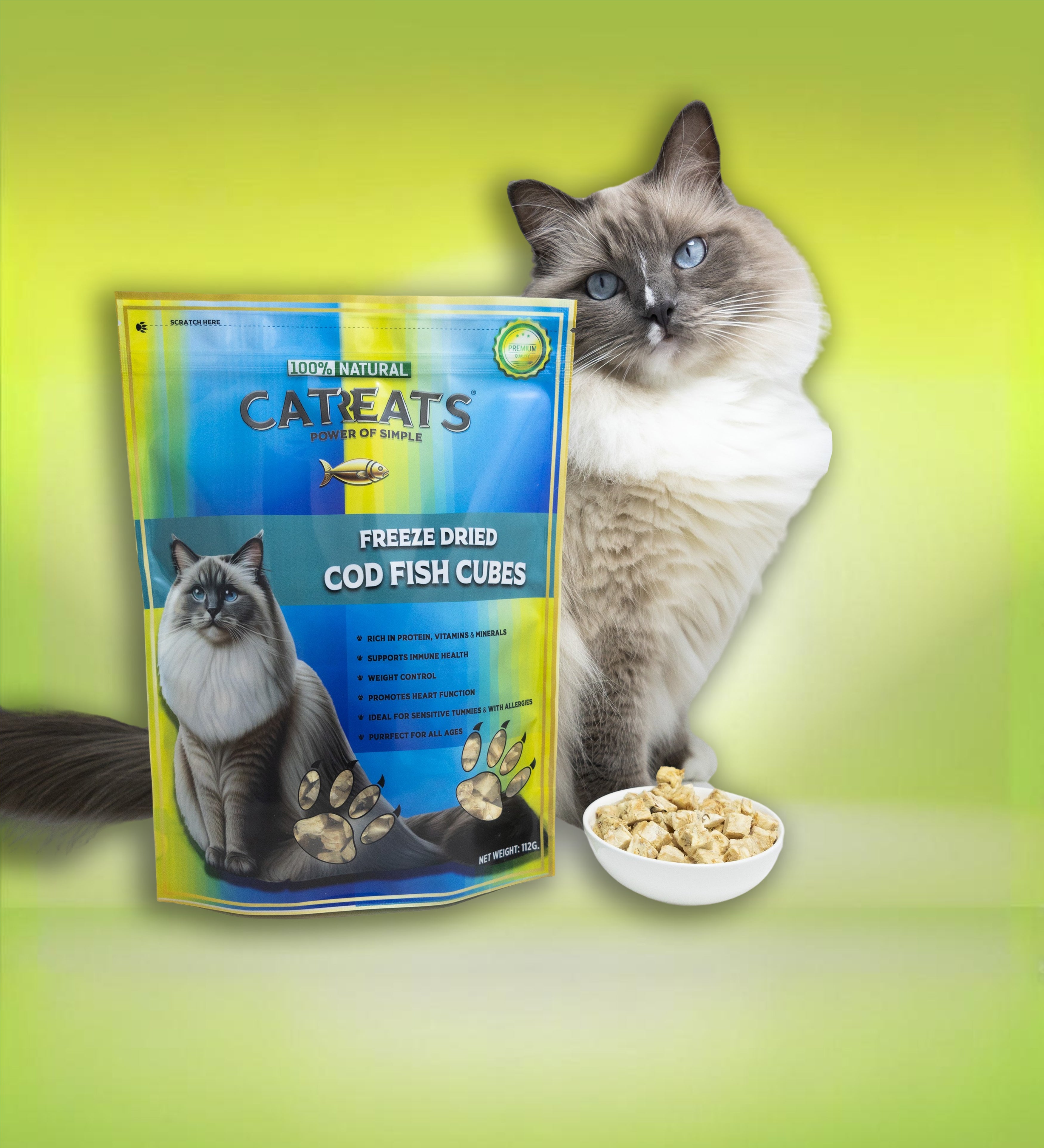 treats, toppers, snacks, healthy food for cats.