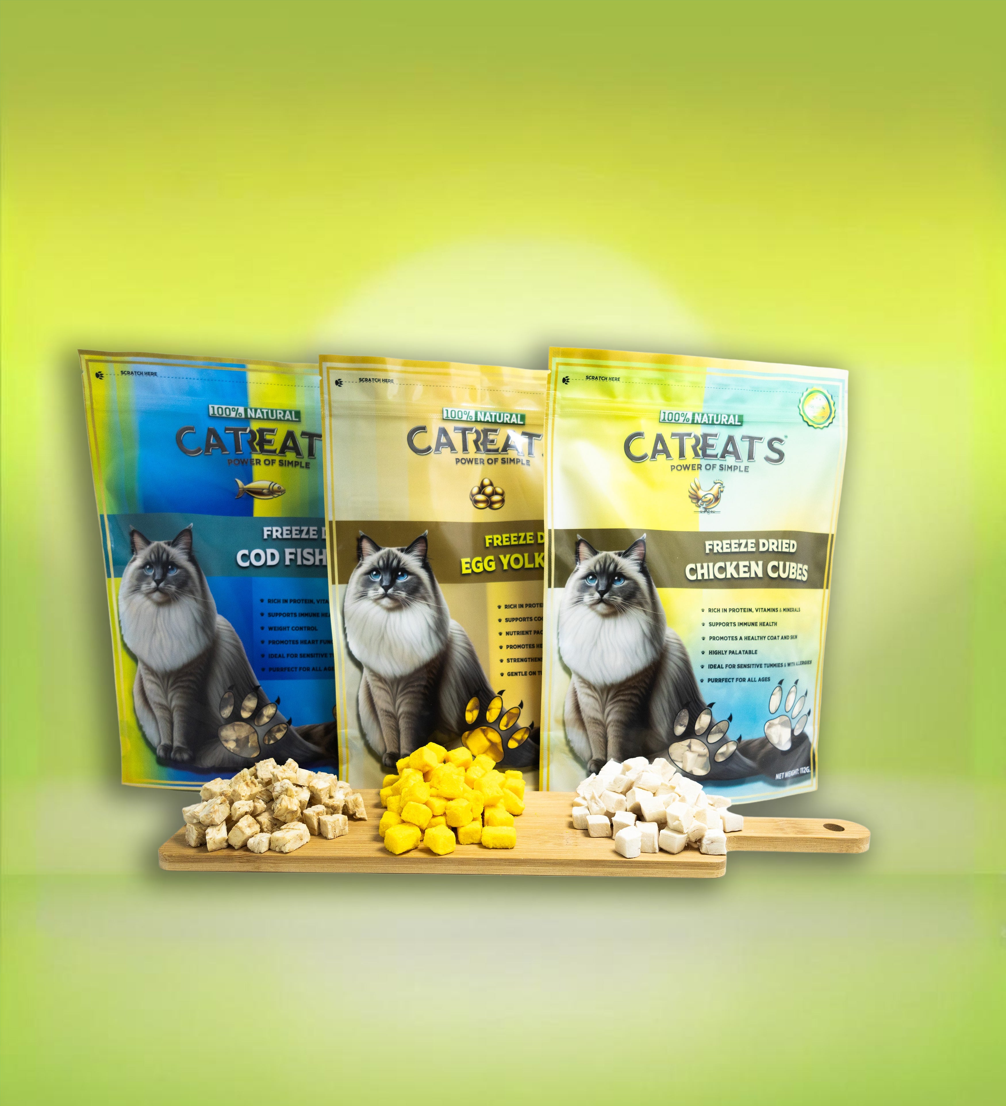 treats, toppers, snacks, healthy food for cats. trending. freeze dried 100% natural